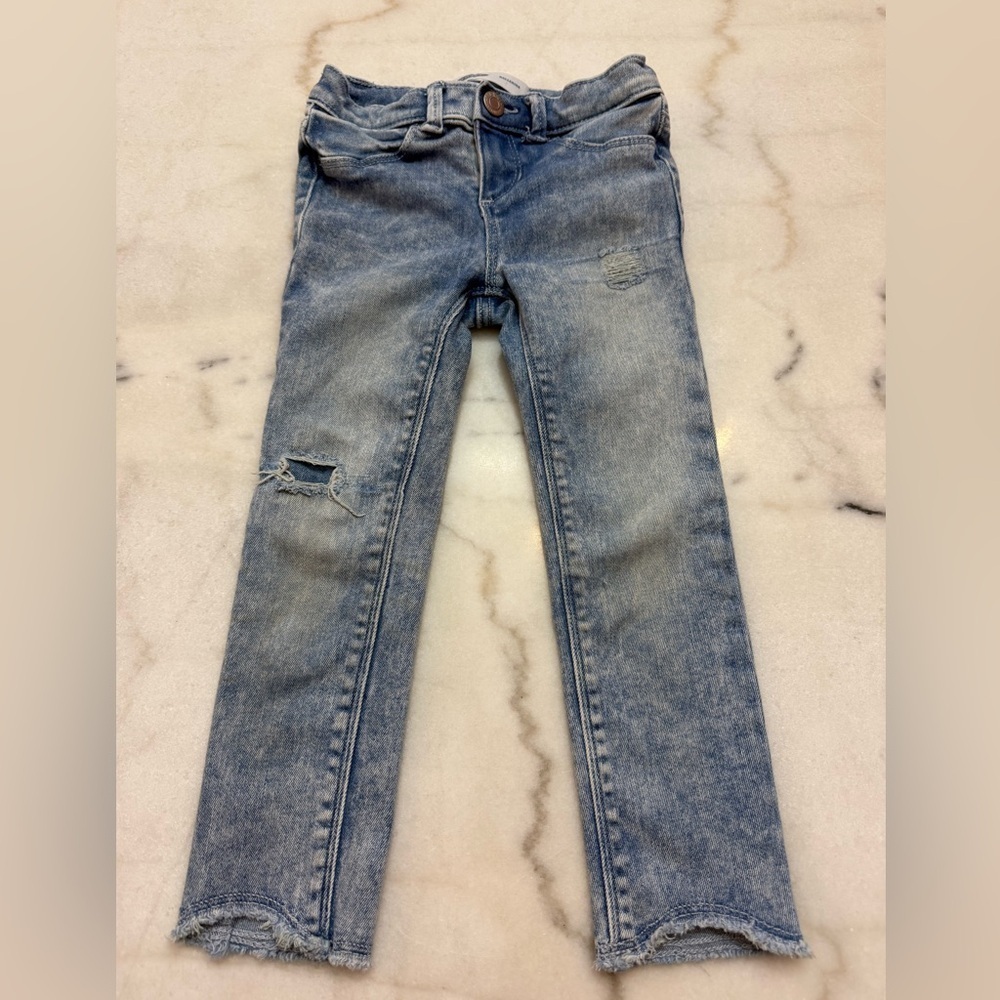 Old Navy Light Blue Denim Distressed Jeans